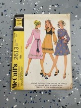 Vintage McCall&#39;s #2607 Misses&#39; Dress  - Size 13/14 Bust 33 1/2 - $14.03