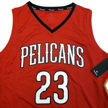 Fanatics Anthony Davis #23 NBA New Orleans Pelicans Jersey Mens Size XL Red - $47.45