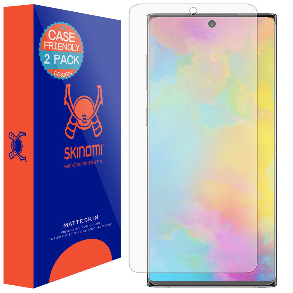 2x Skinomi Matte Case Compatible Version 2 Screen Protector for Galaxy Note 10 - $15.99