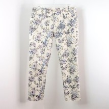 DL1961 Women&#39;s 29 Angel Mid-Rise Skinny Ankle 4Way Stretch Floral Jeans - £19.52 GBP