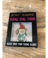 BETSEY JOHNSON Cell Phone Ring Stand Elf Gnome NEW Accessory Holiday Charm - £12.64 GBP