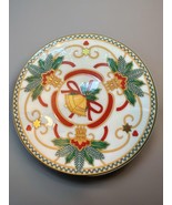 Hutschenreuther Christmas Trinket Box Round Rare made in Germany Round - $474.99 MXN
