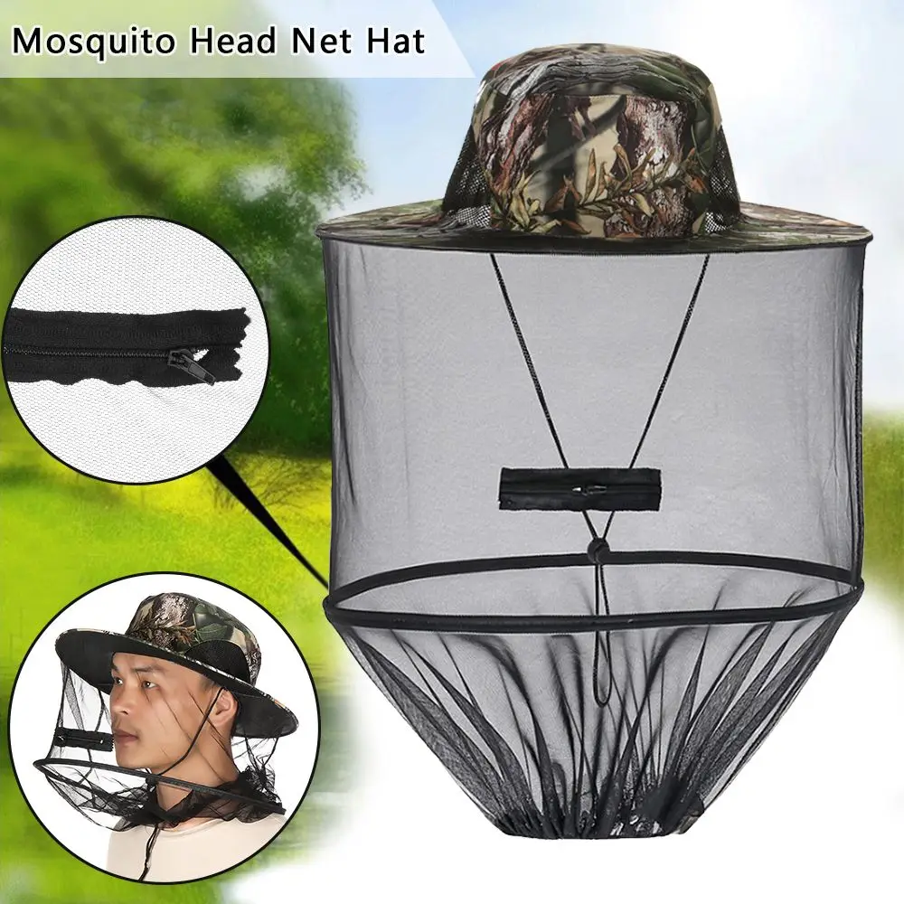 Fashion Casual Hidden Net Mesh Foldable Repellent Protection Outdoor Sunscreen - £12.61 GBP+
