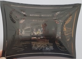 National Institute of Rug Cleaners 25th Anniversary Jan 14-17 1970 Glass Ashtray - £19.94 GBP