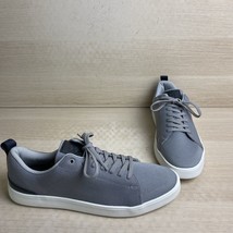 Bill Blass Gray Mesh Lace Up Round Toe Low Top Sneakers Men’s Size 13 - £19.50 GBP
