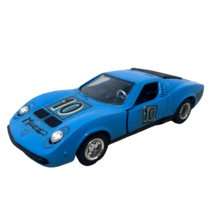Shinei Mini Power Blue Lamborghini Miura 1:38 Car w/ Flip Up Headlights - £77.89 GBP