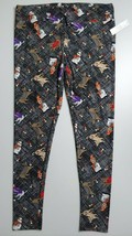 Way To Celebrate Halloween Women Leggings Dogs Soft High Rise Large Size NWT - £11.98 GBP