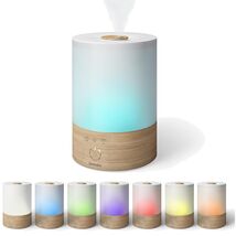 Stylish Ultrasonic Humidifier with 8-Color Night Light &amp; Whisper-Quiet O... - $111.82
