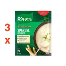 KNORR Cream of ASPARAGUS soup ( Spargel ) 3 pc / 6 servings FREE SHIPPING - $12.86