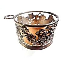Godinger Silver Plate Grape Vine Wine Bottle &amp; Cork Holder Vintage 1980&#39;... - €18,96 EUR