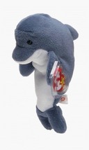 Ty Beanie Babies Echo The Blue and White Dolphin - $10.99