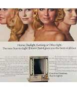 1970 Clairol True To Light 2 Makeup Mirror Advertisement Cosmetics DWII18 - $41.81 CAD
