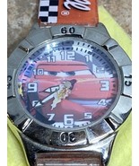 Disney Pixar Cars Lightning Mcqueen Watch Stainless Steel Back NEW BATTERY - $19.58 CAD