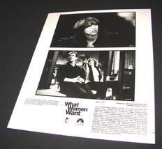 2000 Movie WHAT WOMEN WANT Press 8x10 Photo Director Nancy Meyers Mel Gi... - £7.69 GBP