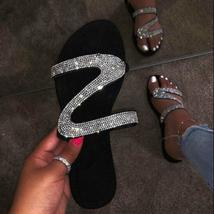 2021 Bling Bling Slides Women&#39;s Slippers for Summer Beach - $25.28