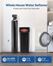 VEVOR Water Softener Whole House Water Softener System 64000 Grains Control Head - $1,234.02 CAD