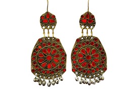 Extra Big Gypsy Hoop Earrings, Traditional Afghan Earrings for Belly Dance - £16.59 GBP