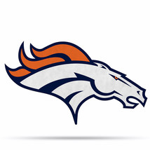 Denver Broncos Pennant Shape Cut Logo Design - $30.99
