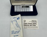 Vintage Colibri Pocket Alarm Lighter Made In Japan With Box Papers NEEDS... - $28.91