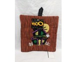 Vintage Halloween JC Penny Boo Haunted House Pot Holder - £31.60 GBP