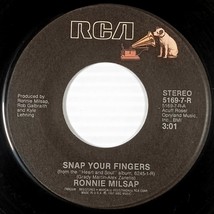 Ronnie Milsap - Snap Your Fingers / This Time Last Year [7&quot; 45 rpm Single] - £1.71 GBP