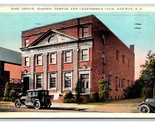 Post Office Masonic Temple Rahway New Jersey NJ WB Postcard F21 - £3.91 GBP