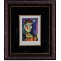 Femme Au Basco Rouge (Ragazza Con Rosso ), Dopo Pablo Picasso Cromolitografia - £949.67 GBP