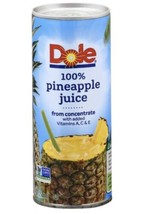 Dole 100% Pineapple Juice From Concentrate 8.4 Oz Can (Pack Of 12 Cans) - £53.68 GBP