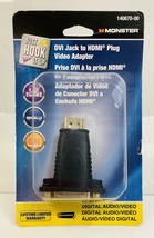 Monster Cable Adapter- DVI Jack to HDMI Video Adapter- Male Plug- Black - £6.91 GBP