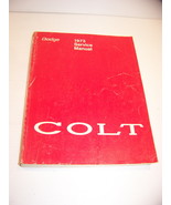 1973 DODGE COLT SERVICE MANUAL CHRYSLER CORP. - $49.18 CAD