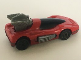 Hot Wheels 1994 Red Gray Tinted Windows Toy Car McDonalds Racing Opaque ... - $2.99