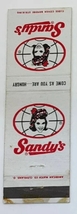 Sandy&#39;s  Vintage Matchbook  Iowa - $5.00