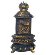 Dollhouse Miniature - Victorian Parlor Stove Large Resin - 1:12 Scale - $27.34 CAD