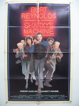 Sharky&#39;s MACHINE-BURT REYNOLDS-ONE Sheet Poster Ex - £32.46 GBP