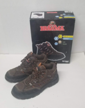 BRAHMA 10.5 Steel Toe Work Boots Slip Resistant Waterproof Brown KANE - $11.88