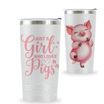 Pig Gifts For Girls, Piggy Coffee Travel Mug For Pig Lovers, Women, Daughter - J - $39.99