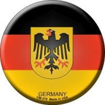 Germany  Novelty Metal Mini Circle Magnet CM-278 - $17.72 CAD