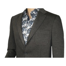 Men's MONO Turkey Jacket Patch Pockets Thick Cotton 1557-03 Charcoal image 5