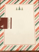 Enchanted Computer Print Paper 100 Sheets Christmas Candy Cane Border 8.5x11 - £8.80 GBP