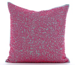 Abstract Beads 16&quot;x16&quot; Linen Grey Decorative Pillow Cover, Dream Catcher - £36.01 GBP+
