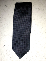 Chaps Men&#39;s Slim Necktie Black White 3D Hand Made 58&quot; - £10.63 GBP