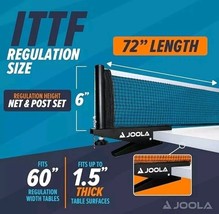 JOOLA Premium Avanti Table Tennis Net and Post Set - Portable and Easy S... - $14.84
