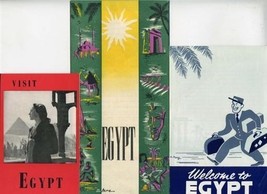 3 Egypt Travel &amp; Visitor Information  Brochures 1960&#39;s - £19.49 GBP