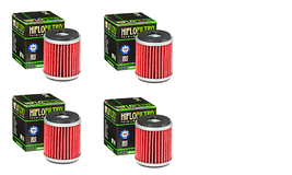 4 New HiFlofiltro Oil Filters For 03-08 Yamaha WR 250F WR250F &amp; YZ 250F YZ250F - £15.70 GBP