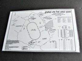 Quake on the Lake 2000-Featuring The Governors Cup, Michigan -Photo Map Print. - £15.90 GBP