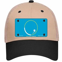 South Pacific Commission Flag Novelty Khaki Mesh License Plate Hat - £22.80 GBP