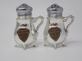 Chicago Wrigley Building Tribune Tower Salt Pepper Shakers Vintage Chrom... - $15.15
