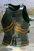 Medieval Caballero Completamente Usable Gótico Oscuro Coraza Guerrero Armor Peto - £132.28 GBP