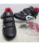 Peloton Cycling Shoes Men&#39;s 6.5 / Women&#39;s 8 EUR 38 Black Red with Cleats... - €38,67 EUR
