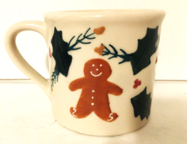 Hartstone Pottery Mug Christmas Ornament Stocking G-Bread Man 3.75&quot;H 10 ... - £14.14 GBP